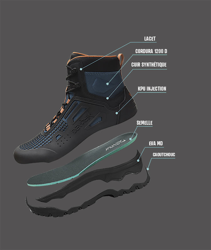 Chaussures de wading Rando'Fly Lace Devaux