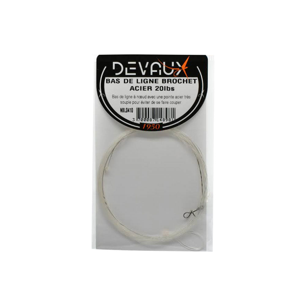 Bas de ligne brochet acier Devaux