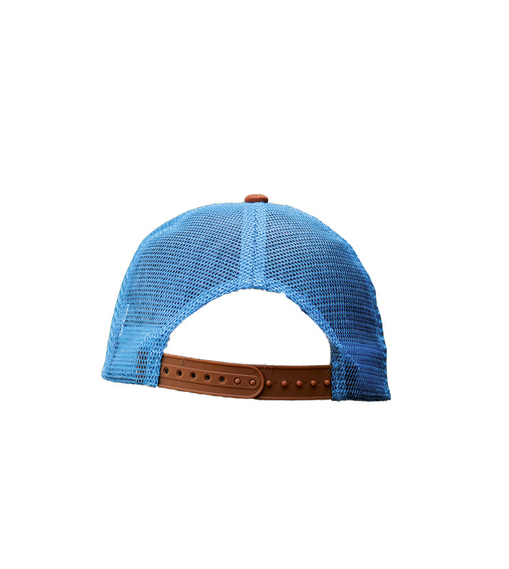 Casquette Devaux Trucker Bomblue vue de dos