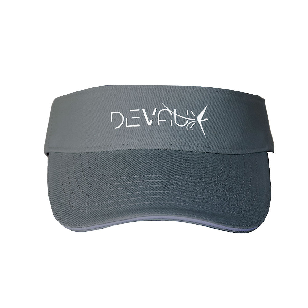 Visière Devaux Spent grise vue de face